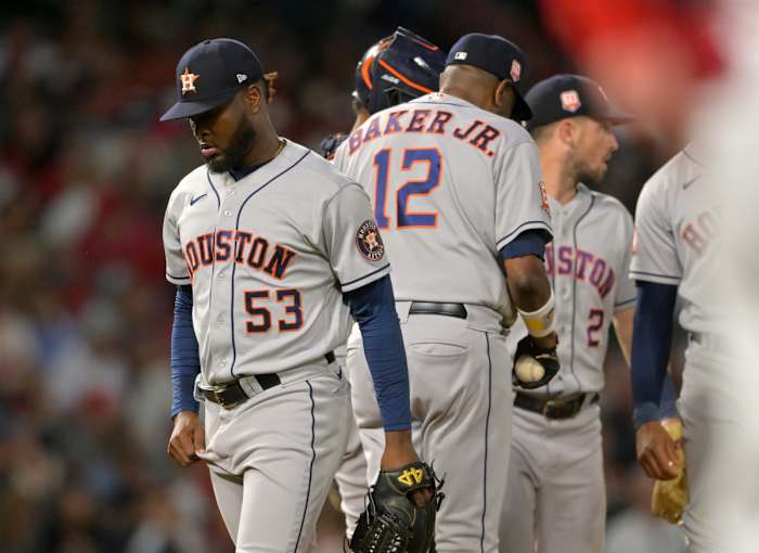 Houston Astros Starting Pitcher Cristian Javier